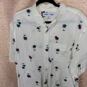 Mens Vacation Short Sleeve Shirt